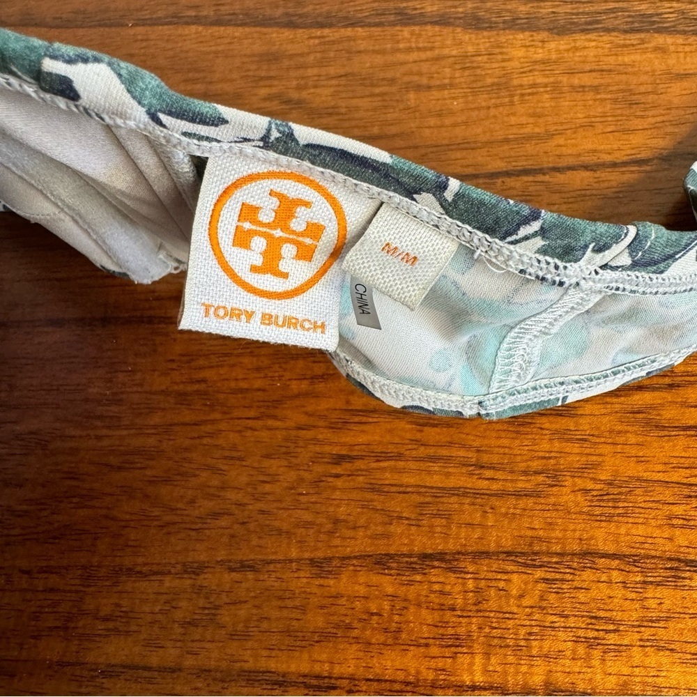 Tory Burch Issy Underwire Halter Bikini Top SZ. M - Picture 9 of 12